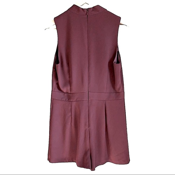 Topshop Front Tie Plunge Romper - Picture 5 of 8